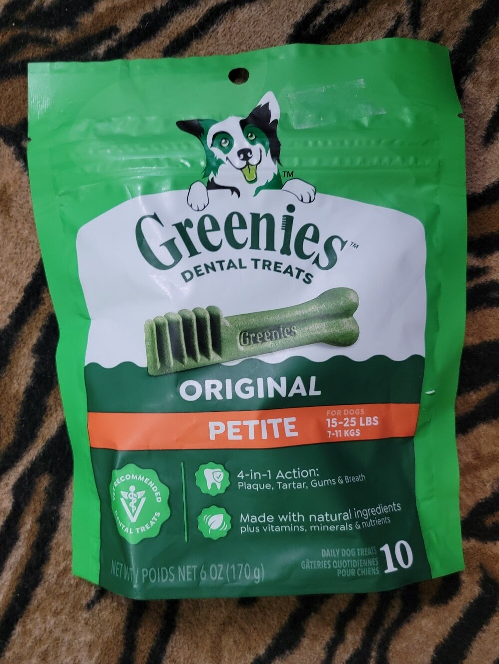 Greenies Dog Original Petite Dental Treats -10 Count New